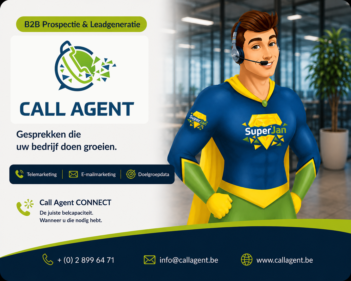 Beeld van het project Call Agent voor Call Agent